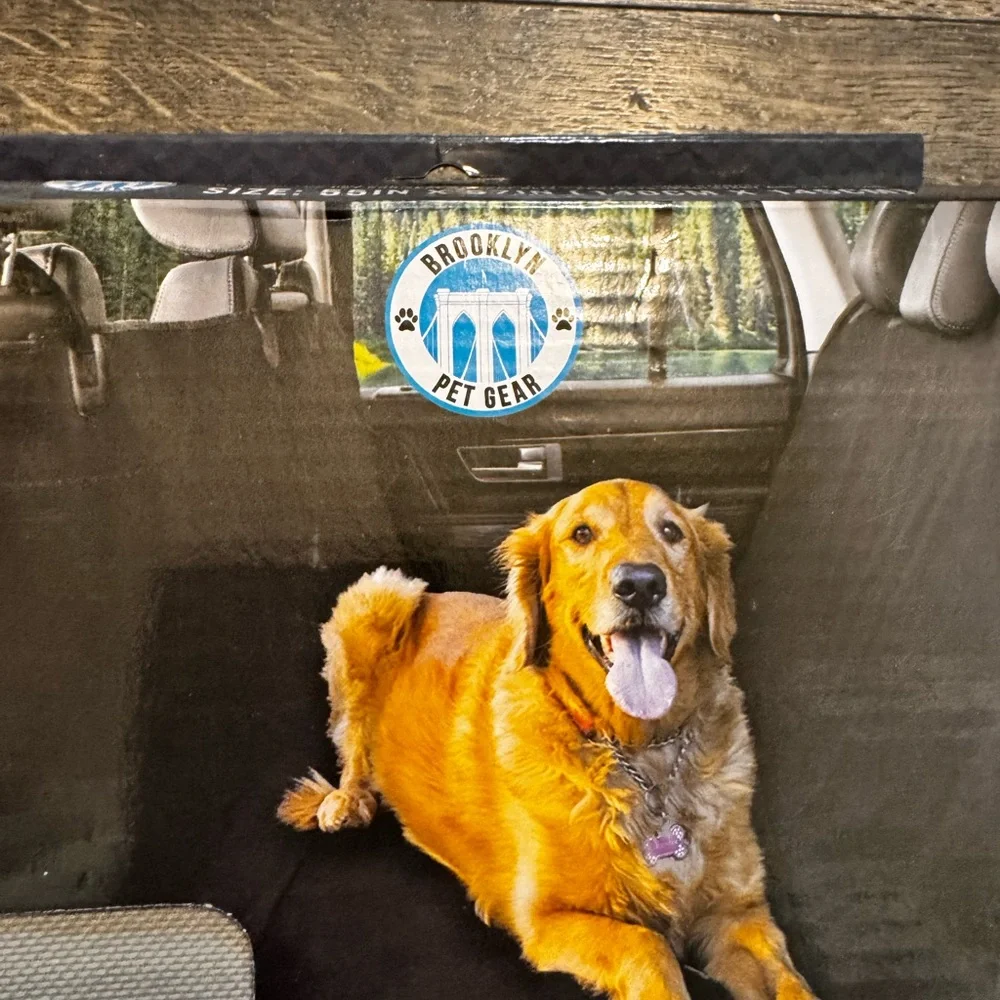Brooklyn‎ Pet Gear Car Seat Cover  NEW. 55" X 57" GRAY - Picture 4 of 8